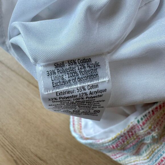 Janie & Jack Toddler Girl’s Colorful Bow Boucle Tweed Shift Dress 2T - Picture 6 of 6